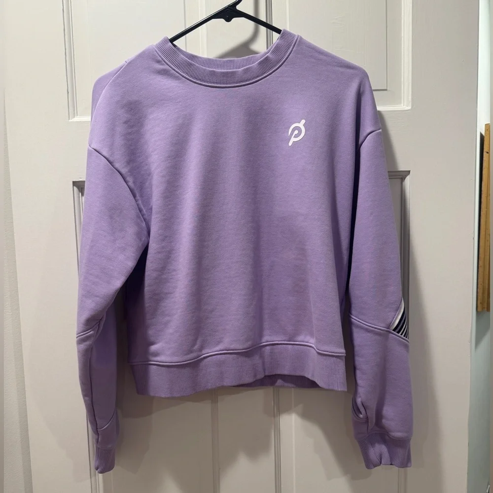 Peloton Lavender Crewneck Top - Picture 1 of 6